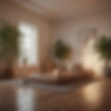 Calm Sanctuary: The Power of Mindful Affirmations A tranquil meditation space adorned with calming decor