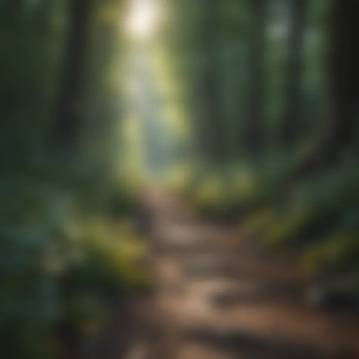 A peaceful scene of nature symbolizing mindfulness