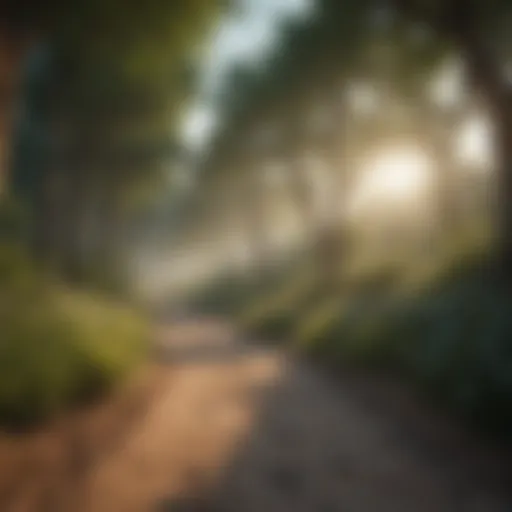 A serene landscape with soft colors promoting relaxation
