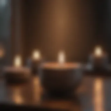 Illumination of Mindfulness: A Calming Ritual Mindfulness meditation with candles