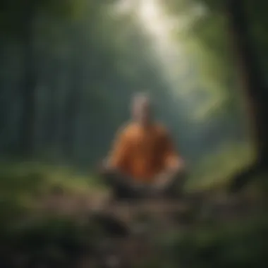 Finding Peace Through Mindfulness Mindfulness practices illustrated through serene nature