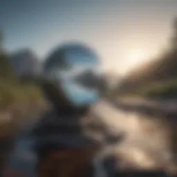 A serene landscape symbolizing emotional tranquility