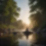 A tranquil landscape representing inner peace