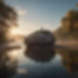 A serene landscape representing mental clarity
