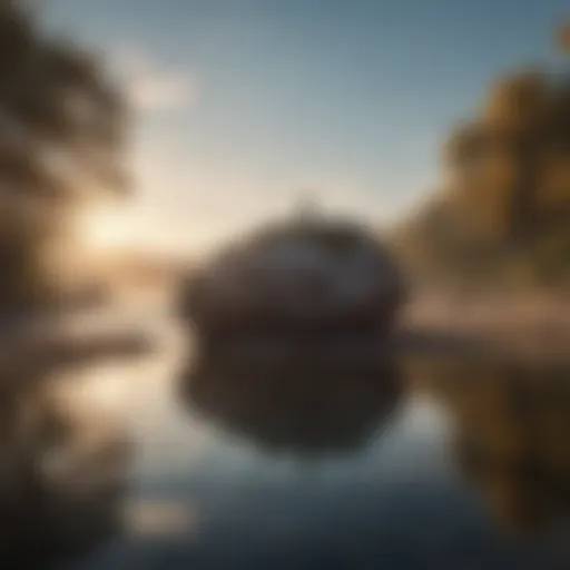 A serene landscape representing mental clarity