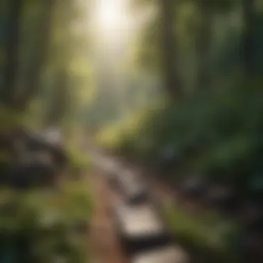 Tranquil Nature A serene landscape symbolizing tranquility and peace.