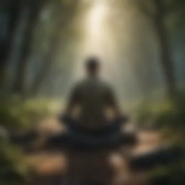 Healing through Nature Nature therapy illustration