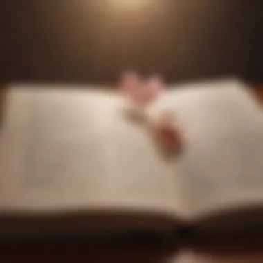 Wisdom of Self-Love An open book with quotes representing wisdom