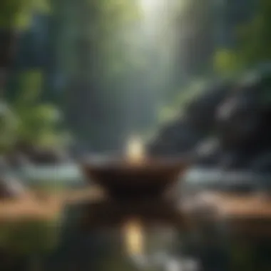 Visualization for Relaxation Individual practicing visualization for relaxation