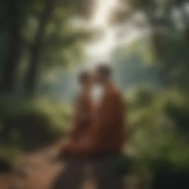 Embracing New Experiences A serene landscape illustrating openness to new experiences