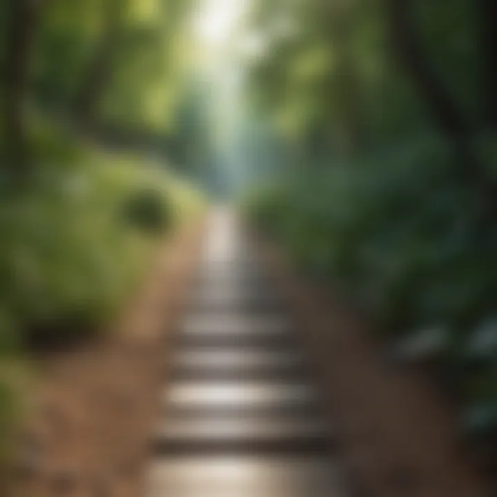 A pathway symbolizing personal growth and self-discovery