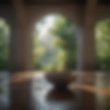 Peaceful Space for Focus Calm setting for mental clarity