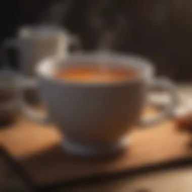 A Warm Embrace in a Cup A comforting cup of tea representing warmth and support