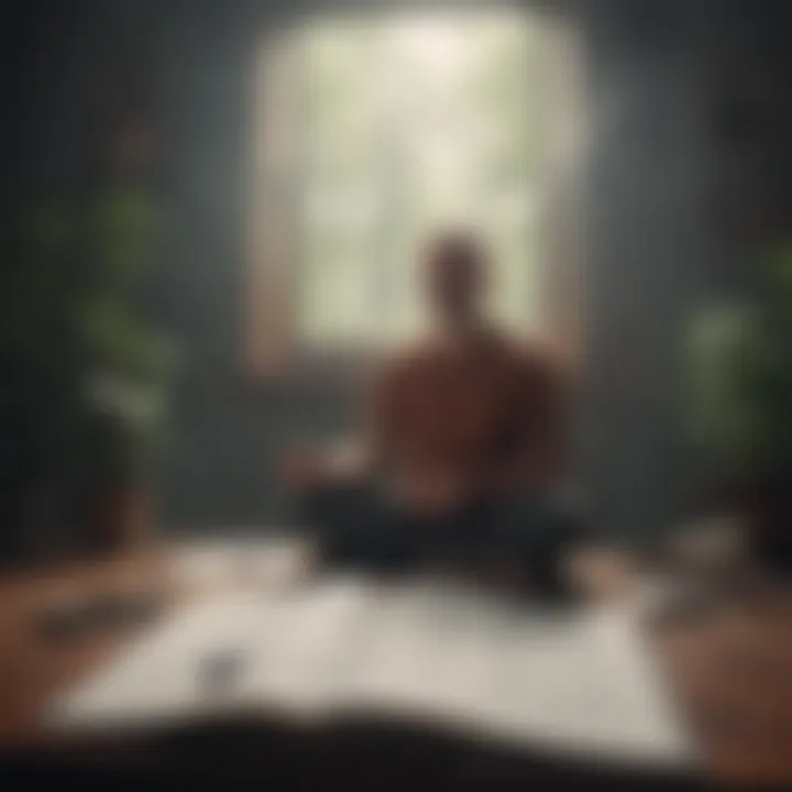 A person journaling for mental clarity