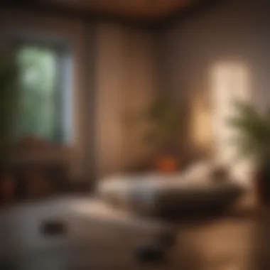 Tranquil Sanctuary: Your Meditation Corner Calm indoor meditation space with cushions