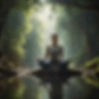Self-Reflection for Clarity and Growth A person engaging in self-reflection in a tranquil setting