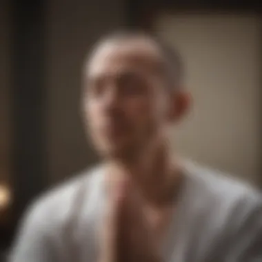 Cultivating Emotional Resilience An inspiring image of a person meditating, symbolizing emotional resilience