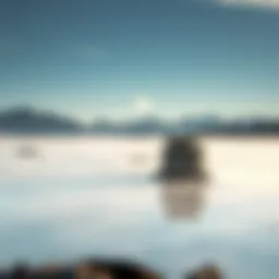 A serene landscape illustrating tranquility