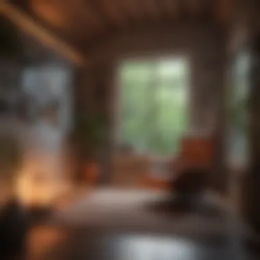 Mindful Space for Self-Discovery A cozy reading nook promoting mindfulness