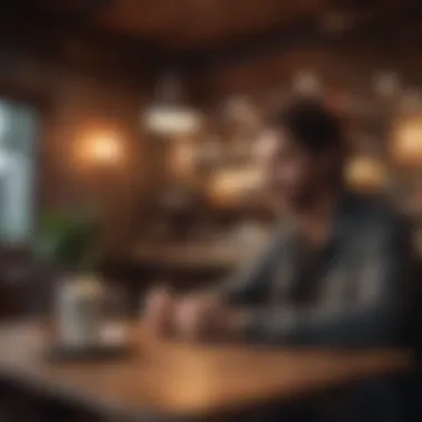 Creating Connection in Comfort A cozy café setting for meaningful conversations