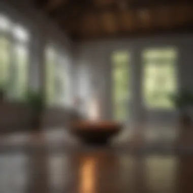 A Calm Indoor Setting Calm indoor setting conducive to meditation