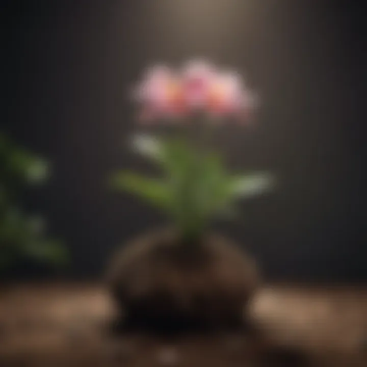 A flowering plant symbolizing personal growth and resilience