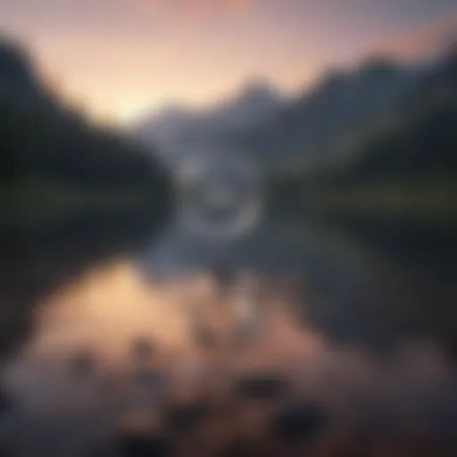A serene landscape symbolizing emotional freedom
