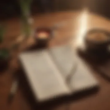 Cultivating Gratitude A gratitude journal with handwritten notes, symbolizing appreciation
