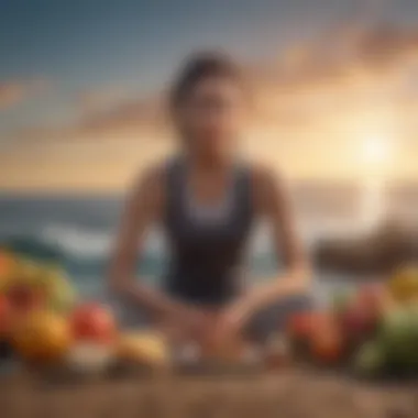 Visual representation of healthy lifestyle choices Healthy lifestyle choices depicted visually
