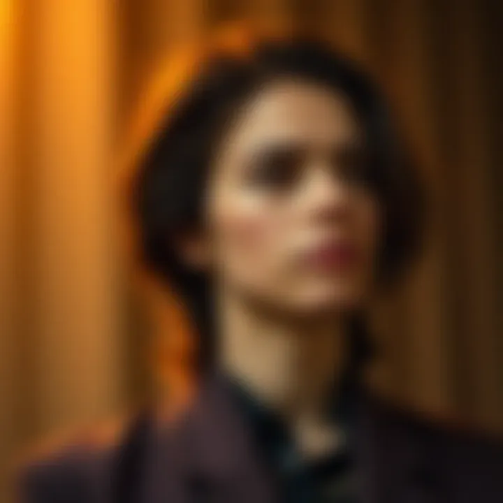 Transformative Self-Reflection A person reflecting deeply, indicating self-reflection