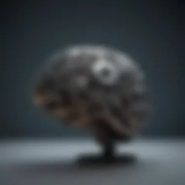 A brain with gears symbolizing cognitive processes