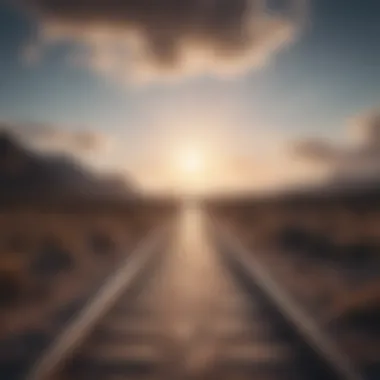 Navigating Towards a Balanced Mental Framework A pathway leading to a bright horizon symbolizing new perspectives