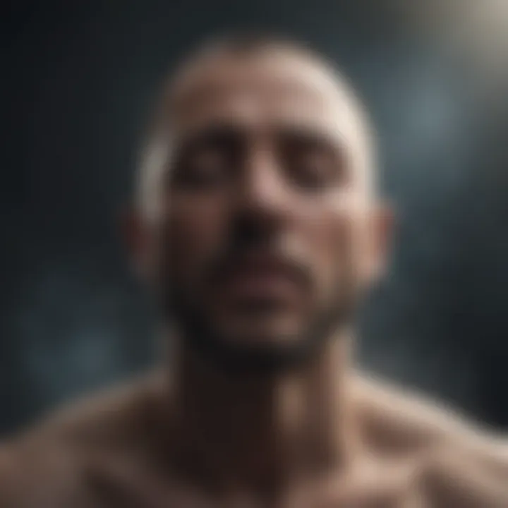 Visual representation of breathing techniques