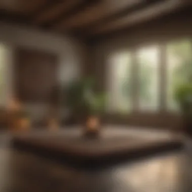 Tranquil Indoor Haven: Crafting Your Meditation Environment Cozy indoor space designed for meditation