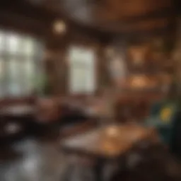Cozy café interior promoting conversation