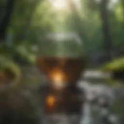 A tranquil setting symbolizing mental health exploration