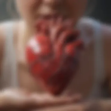 The Healing Journey of the Heart Artistic interpretation of a heart in the process of healing