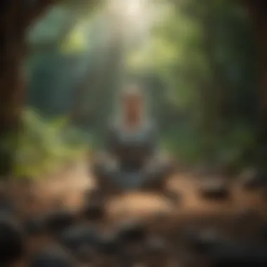 Cultivating Inner Peace Meditation setup in a peaceful environment