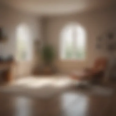 Creating a Calm Environment A calming room with soft lighting and comfortable seating, inviting relaxation.