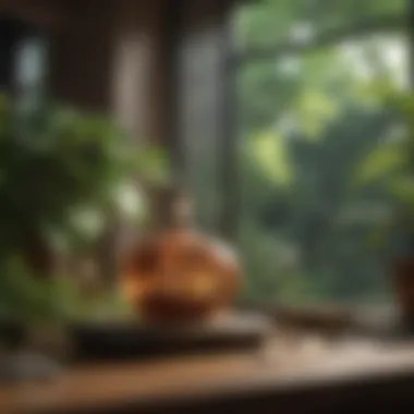 Creating a Tranquil Environment A calming workspace with natural elements