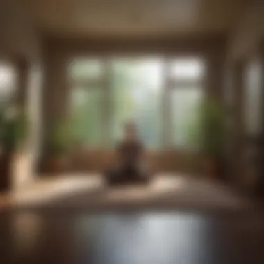 Cultivating an Inviting Meditation Environment A peaceful indoor setting ideal for meditation practice