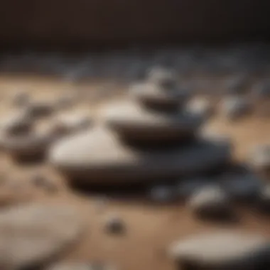 Harmony Through Balance Zen-inspired arrangement of stones