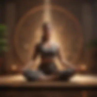 Unlocking the Benefits of Meditation Illustration depicting the benefits of meditation