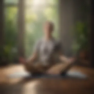 Diverse Techniques for Meditation Illustration of various meditation techniques arranged visually.