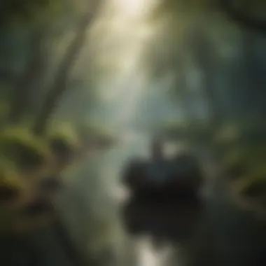 Nature's Embrace: Finding Inspiration in Stillness Inspirational space for meditation amidst nature