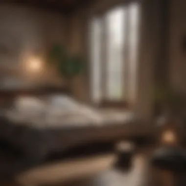Setting the Mood for Tranquility Gentle lighting and soothing atmosphere for sleep