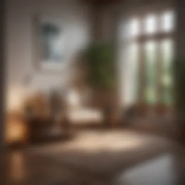 A cozy corner for reflection and calm Peaceful reading nook with calming elements