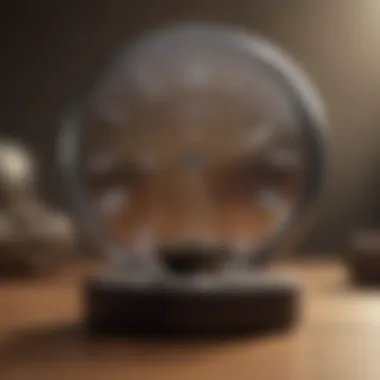 Meditative Moments: Integrating Mindfulness and Time An artistic representation of meditation with a mindfulness clock