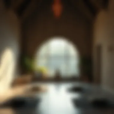 Sanctuary of Stillness: Meditation for Clarity A tranquil meditation space showcasing mindfulness practice