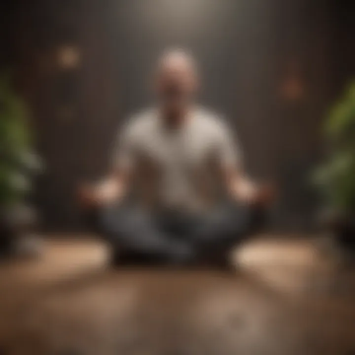 Illustration depicting mindfulness practices